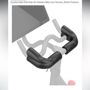 Black Handlebar Grips for Peloton Exercise Bike